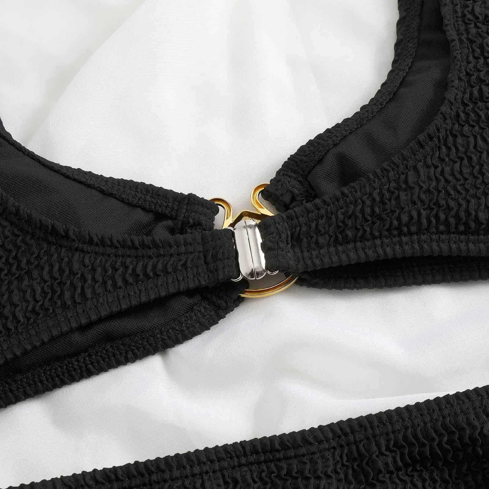 Shell Decoration Shoulder Bikini Sets