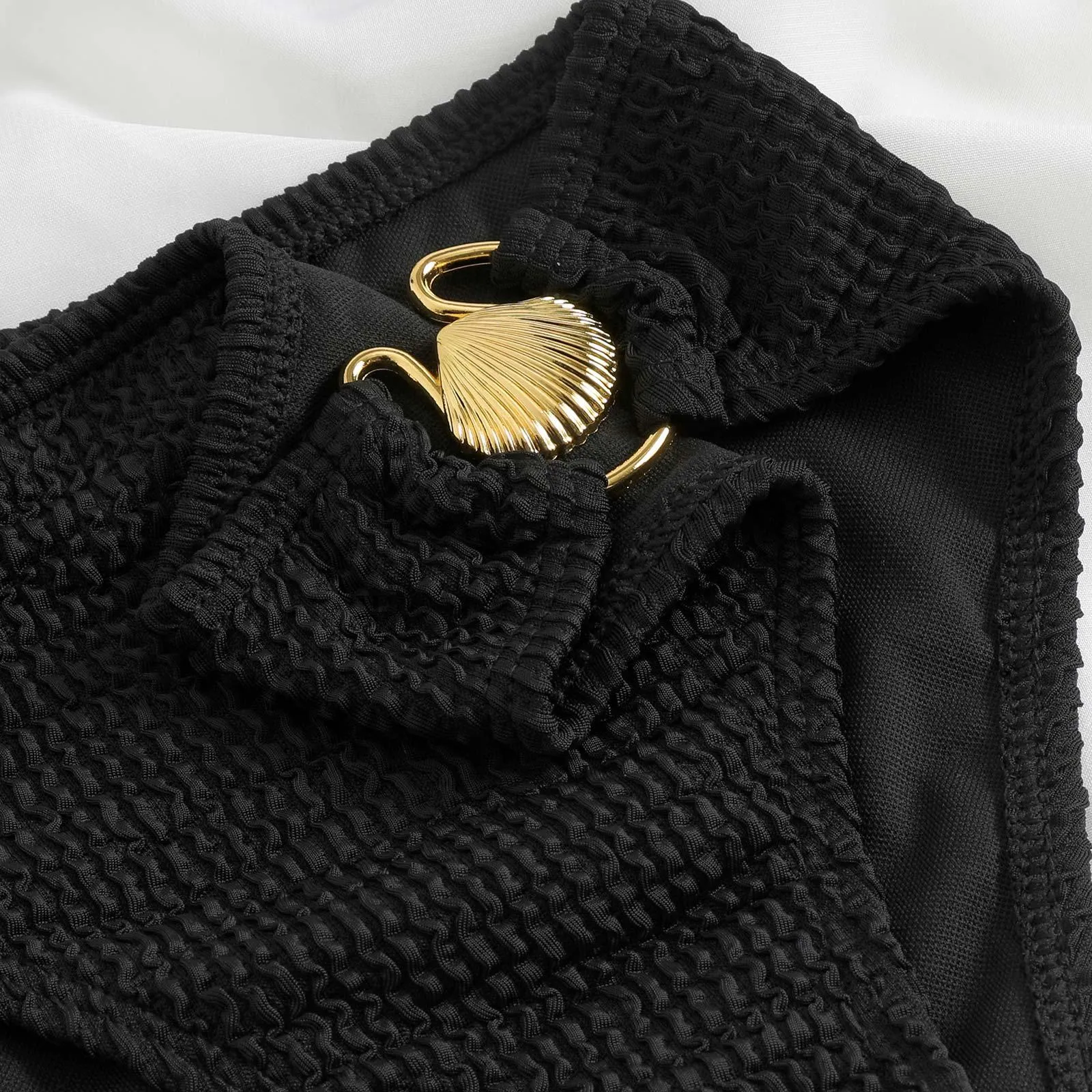 Shell Decoration Shoulder Bikini Sets