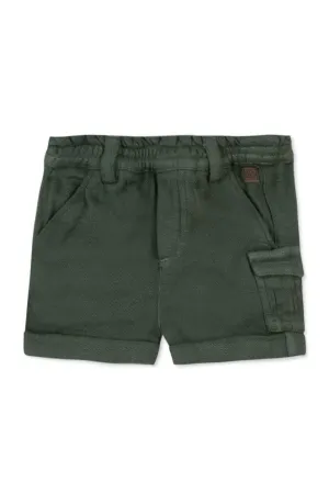 Shorts - Green Cargo Linen