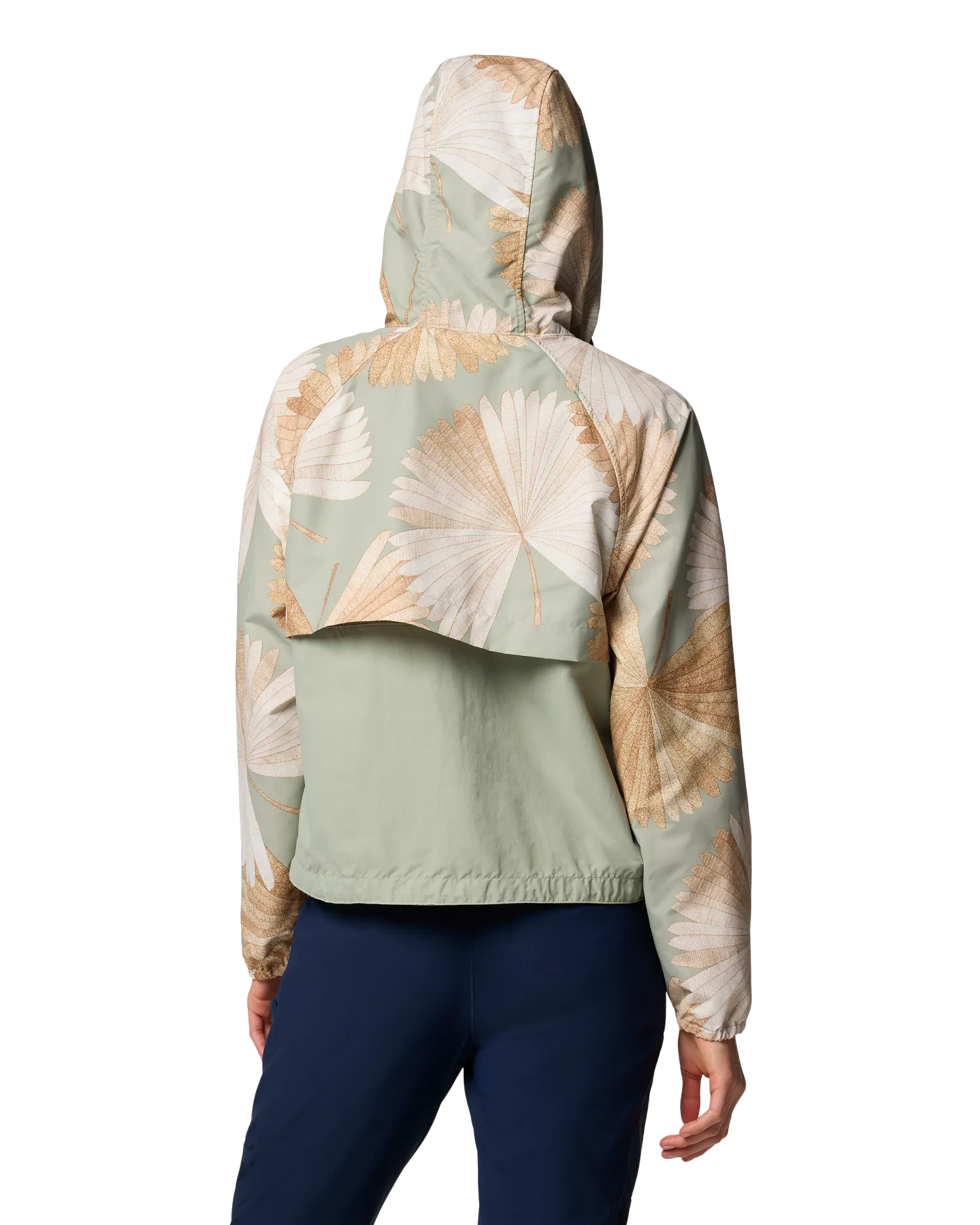 Spire Valley Printed Windbreaker Jacket in Safari Rays & Safari