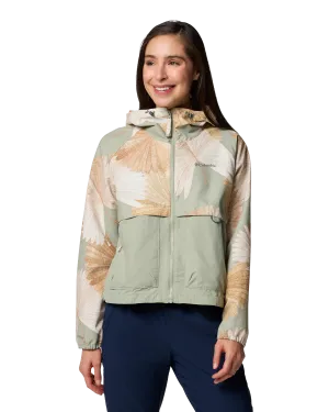 Spire Valley Printed Windbreaker Jacket in Safari Rays & Safari