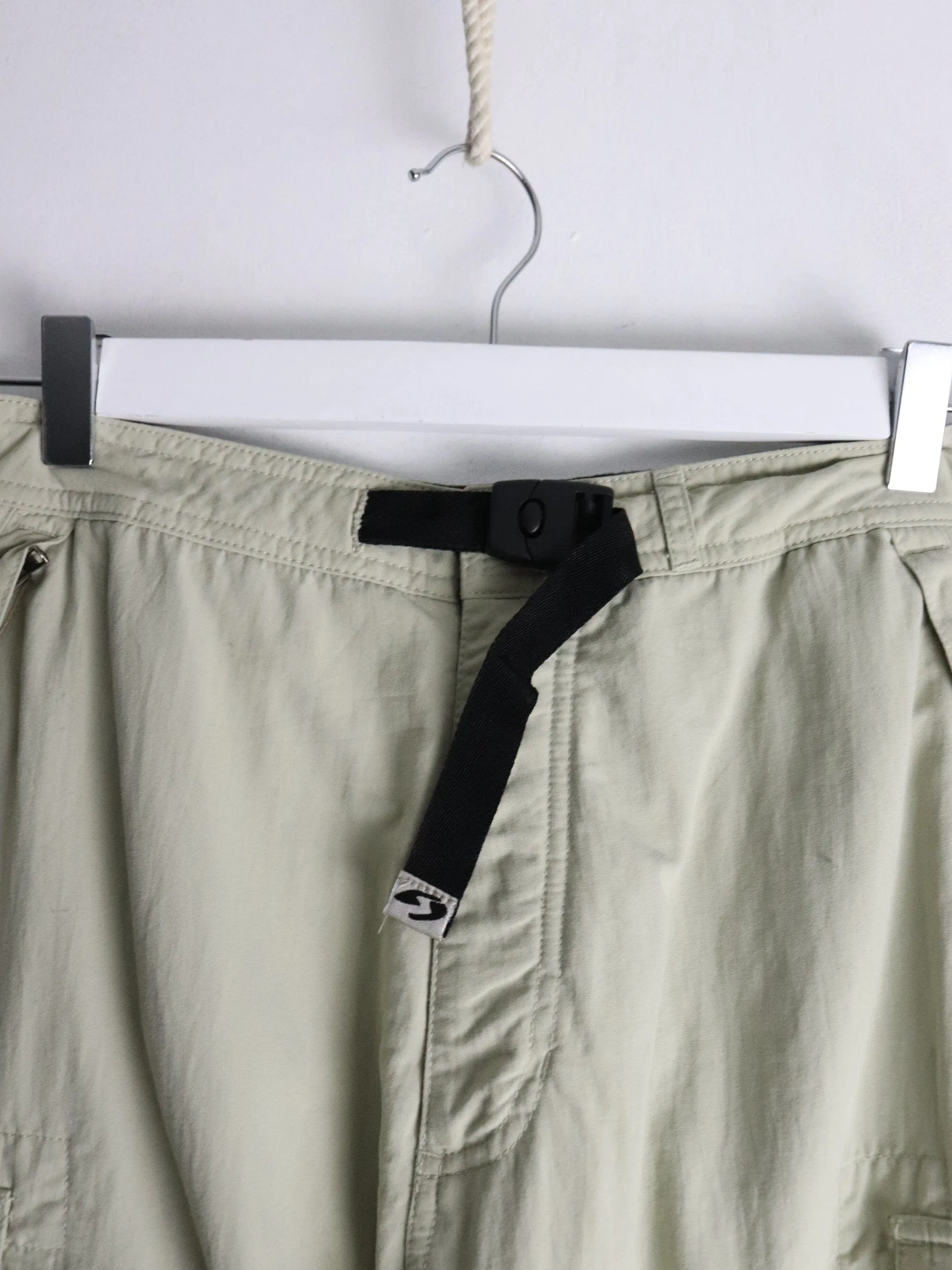 Sportif Pants Mens 30 x 31 Beige Convertible Hiking