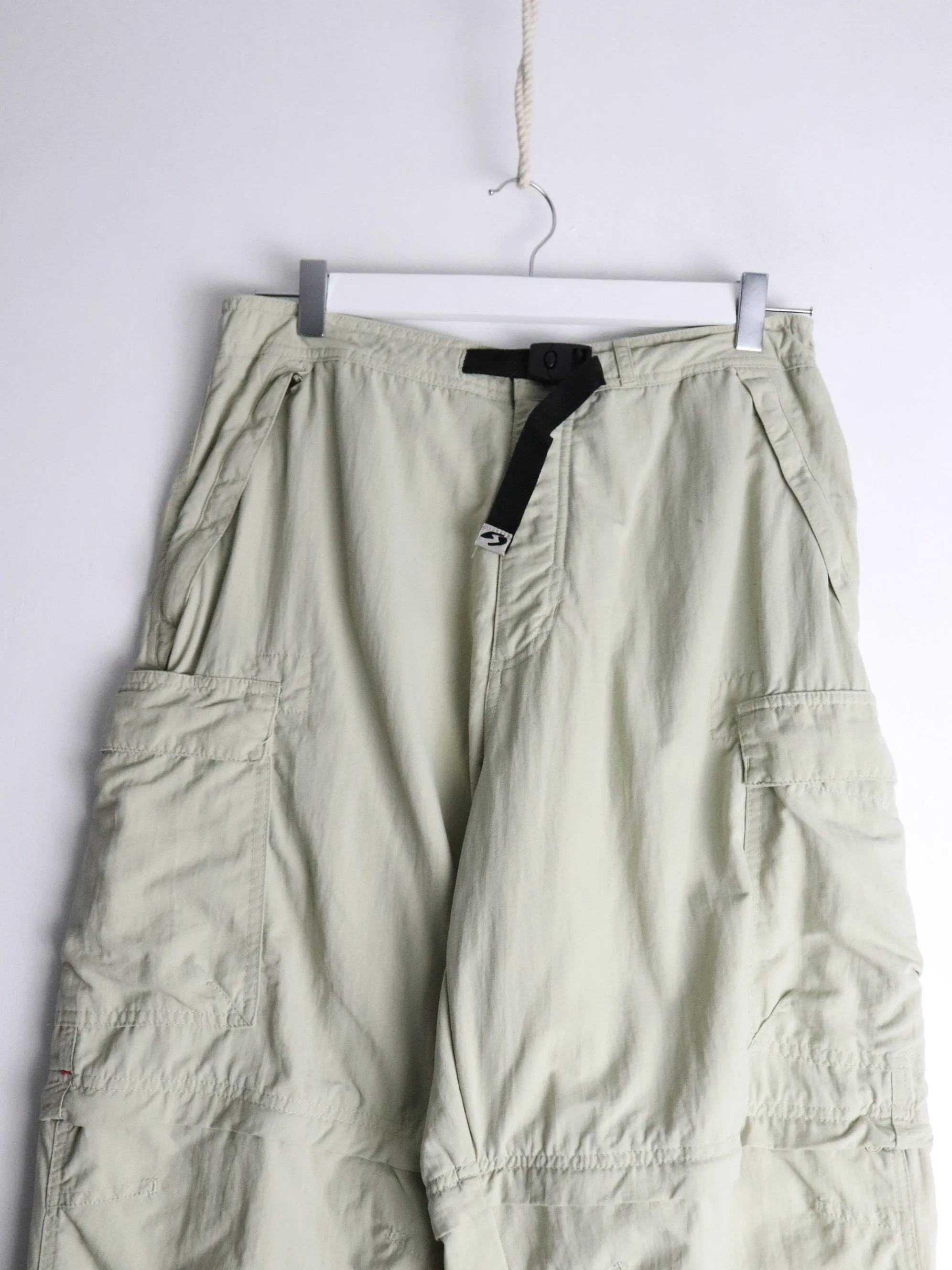 Sportif Pants Mens 30 x 31 Beige Convertible Hiking
