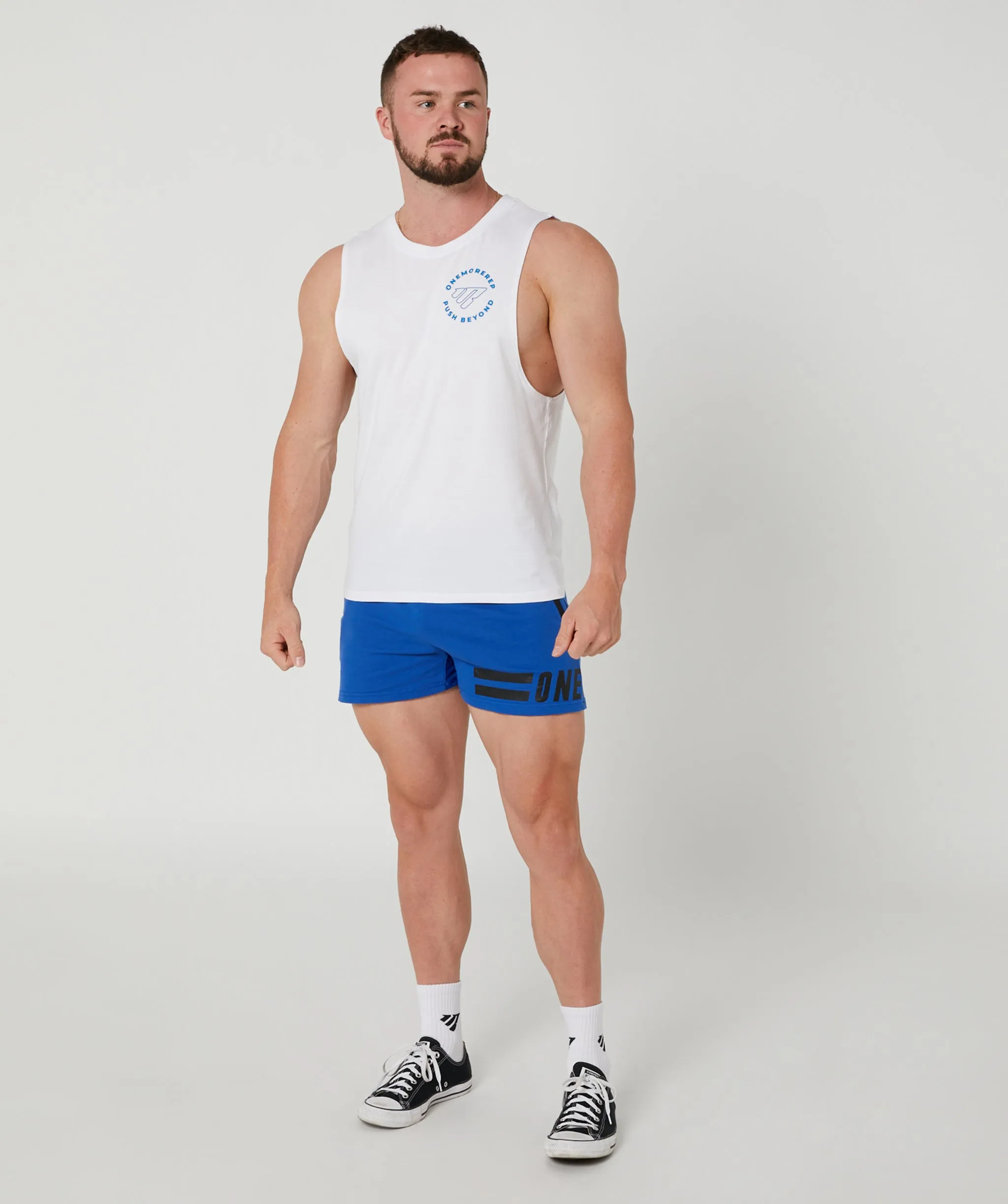 State Muscle Tee White