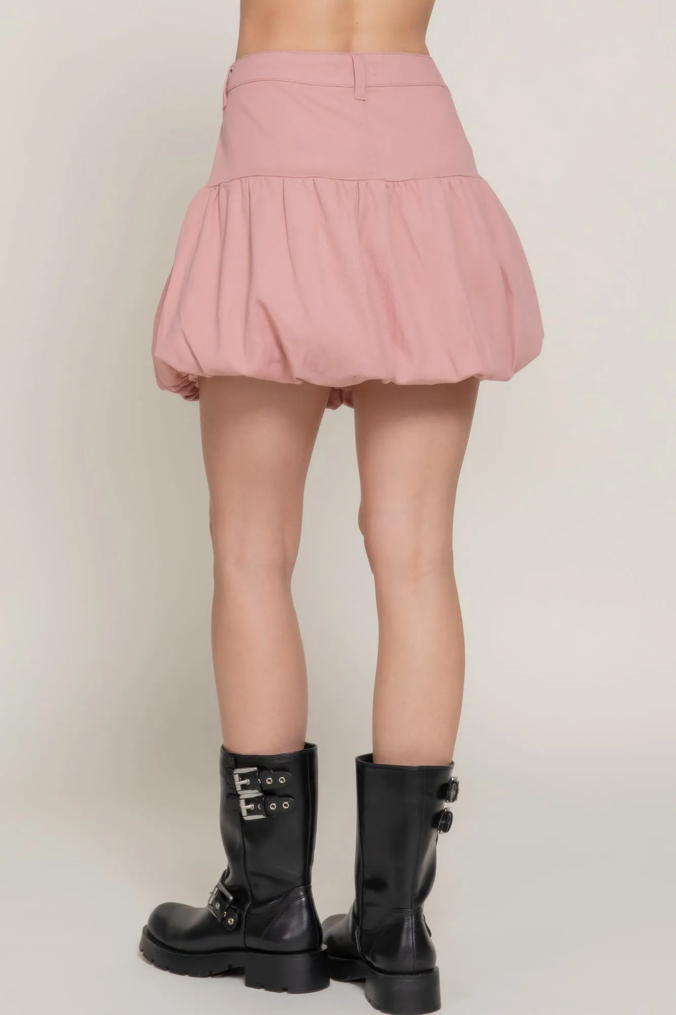 Stretch Twill Balloon Skirt