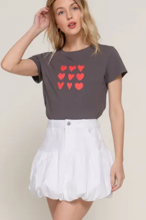 Stretch Twill Balloon Skirt