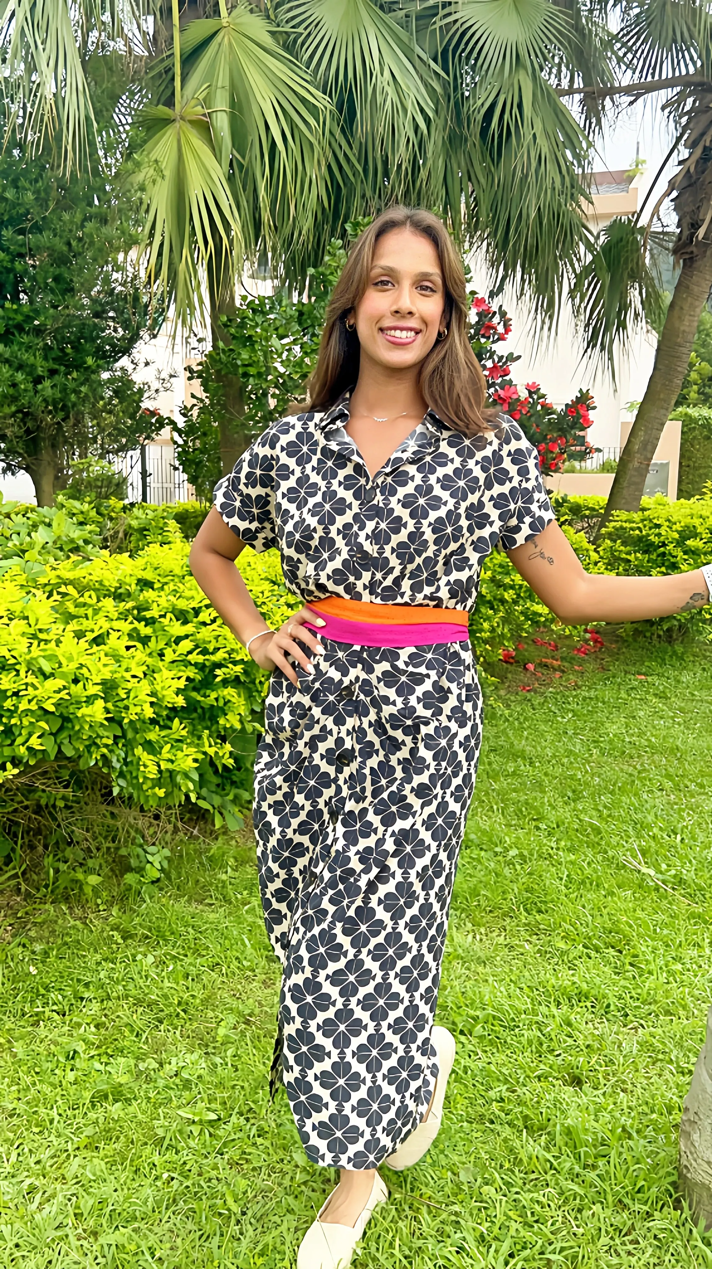 SUNNY SPADE KAFTAN DRESS