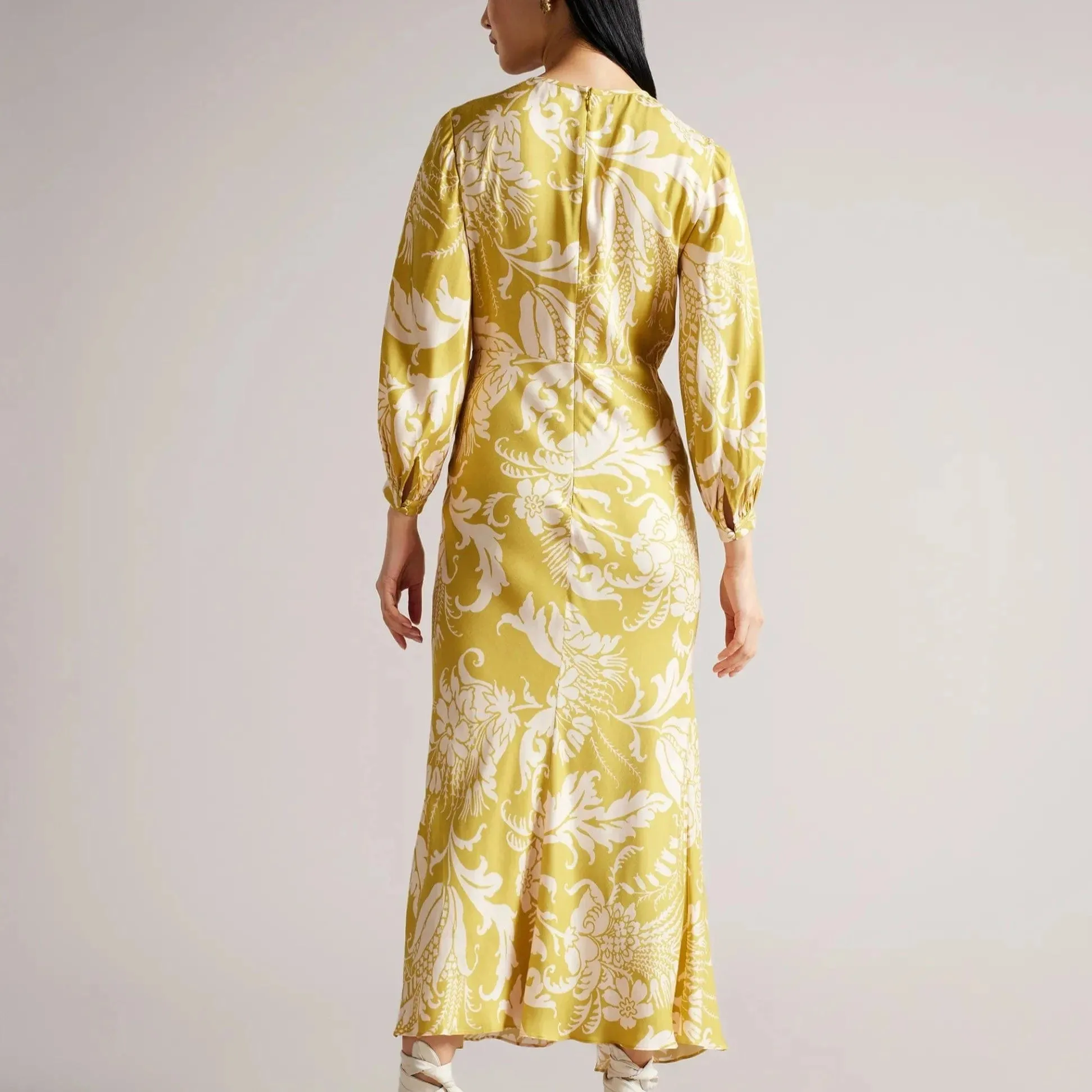 Ted Baker Saraiy Printed Printed Sarong Detail Maxi Dress