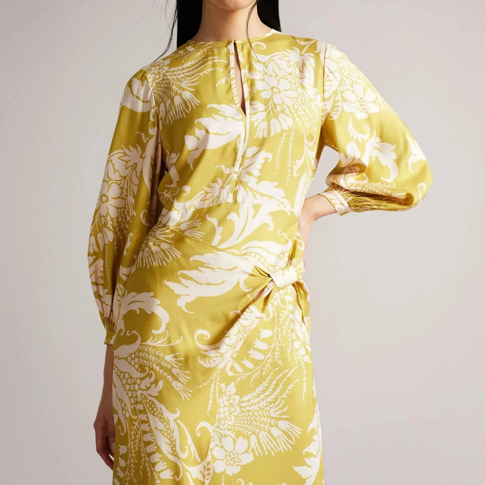 Ted Baker Saraiy Printed Printed Sarong Detail Maxi Dress