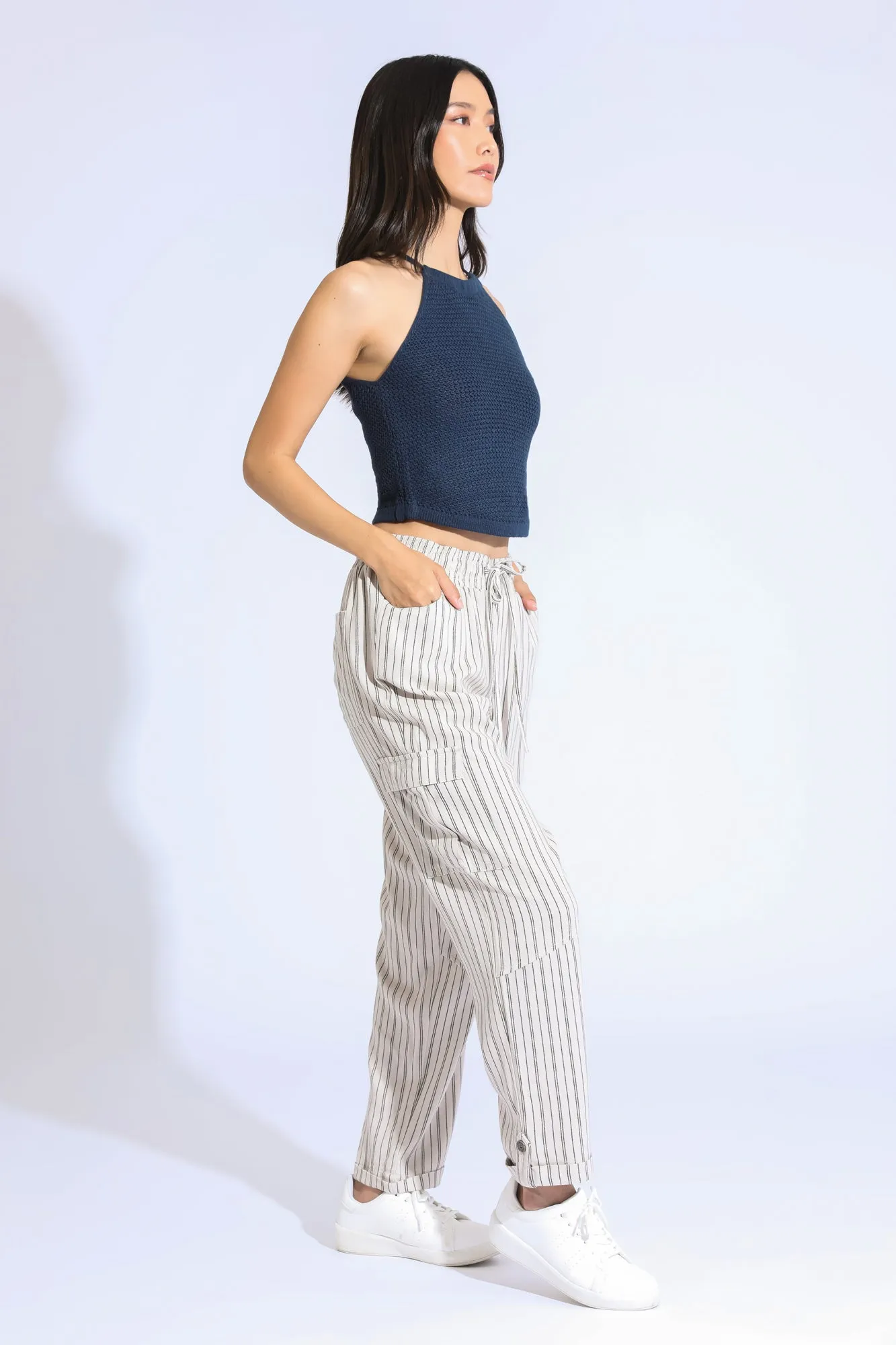 THE CARGO CONVERTIBLE PANT - KHAKI/BLACK