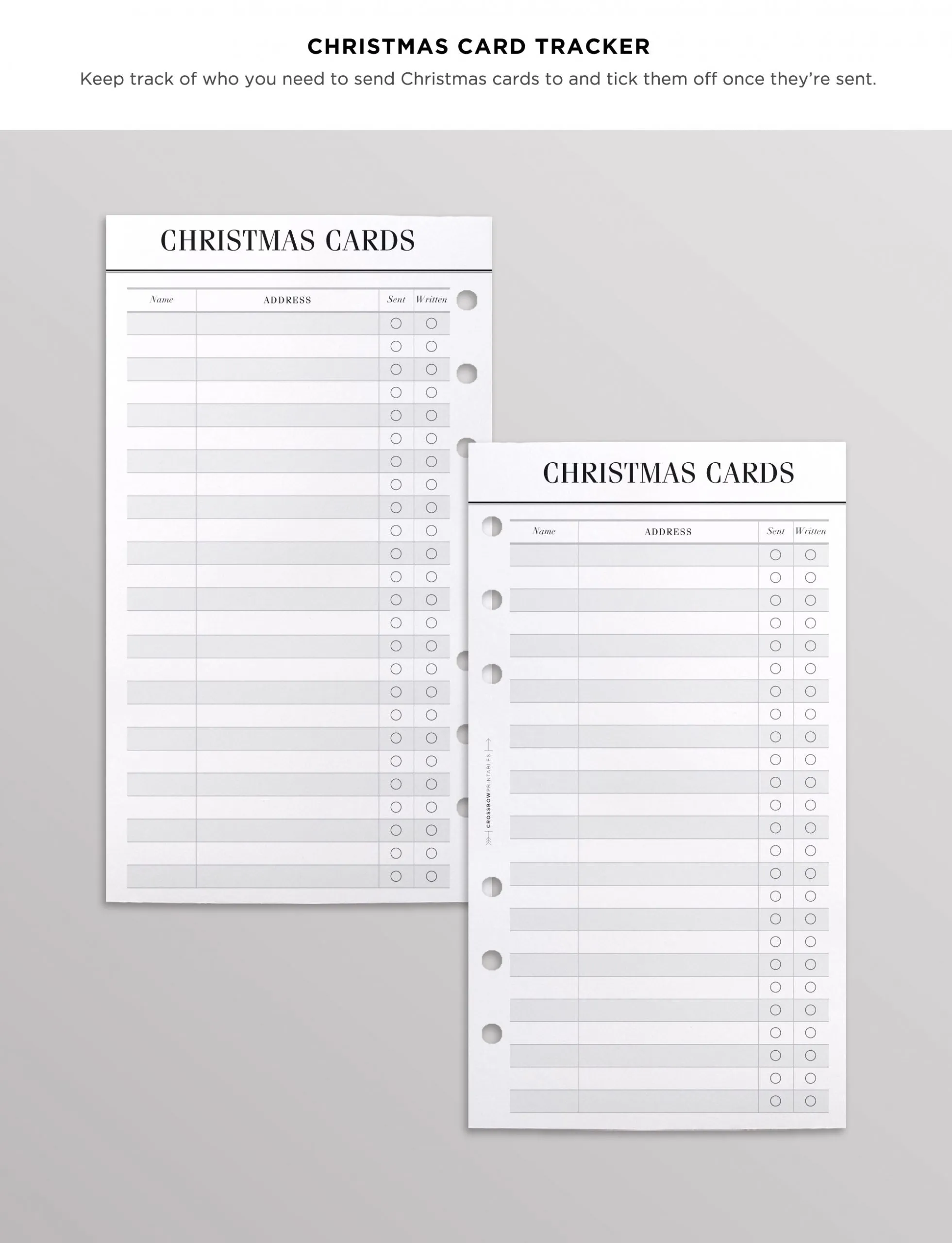 The Christmas Planner: Personal Planner Inserts Set
