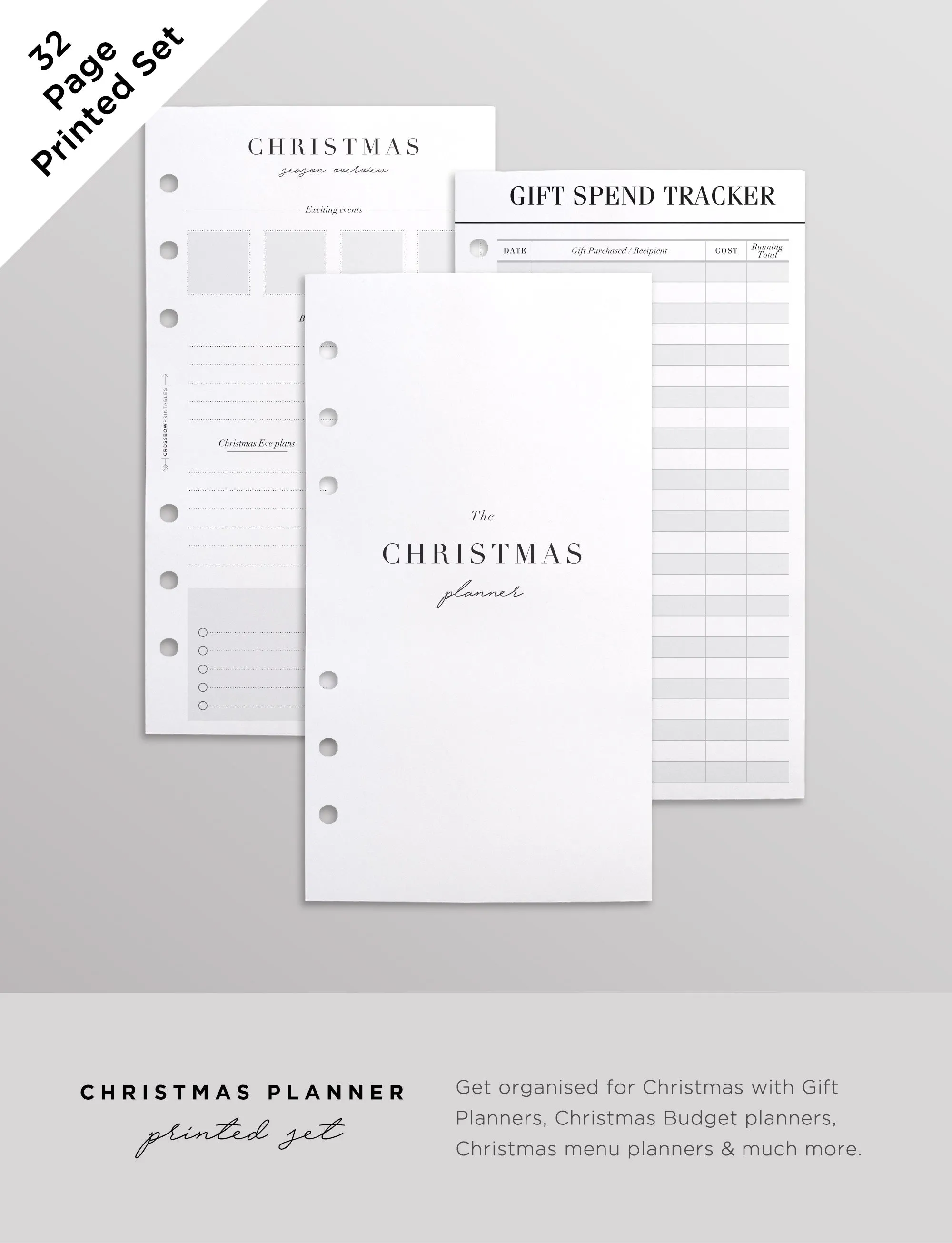 The Christmas Planner: Personal Planner Inserts Set
