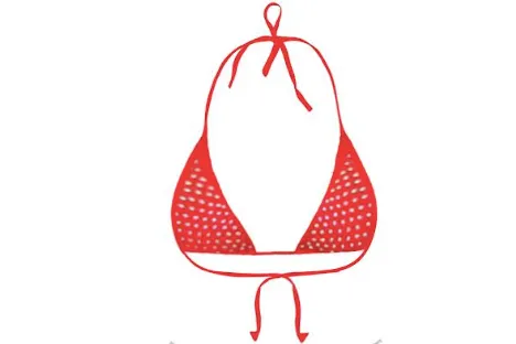 The Crystal Embellished Bikini Top