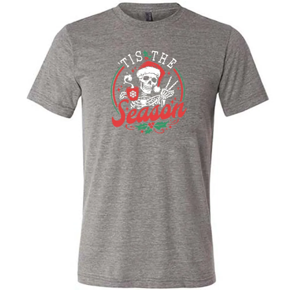 Tis The Season Skeleton Mug Shirt Unisex