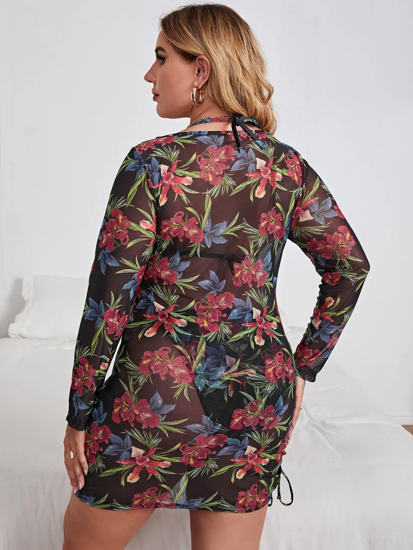 Tropical Plus Size Bikini Sets