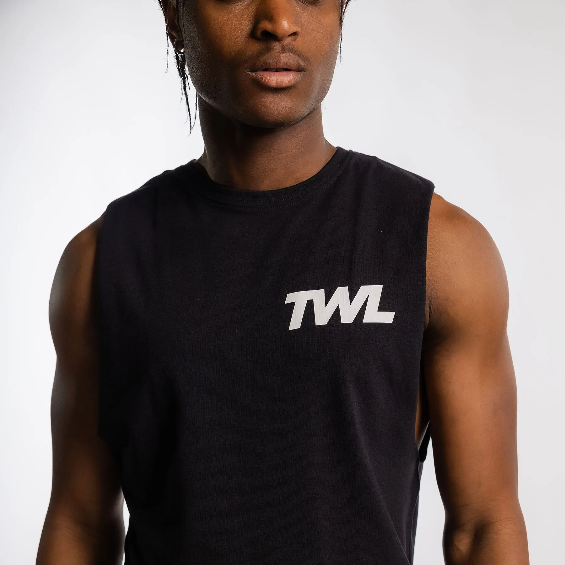 TWL - MEN'S EVERYDAY MUSCLE TANK - ICON - BLACK