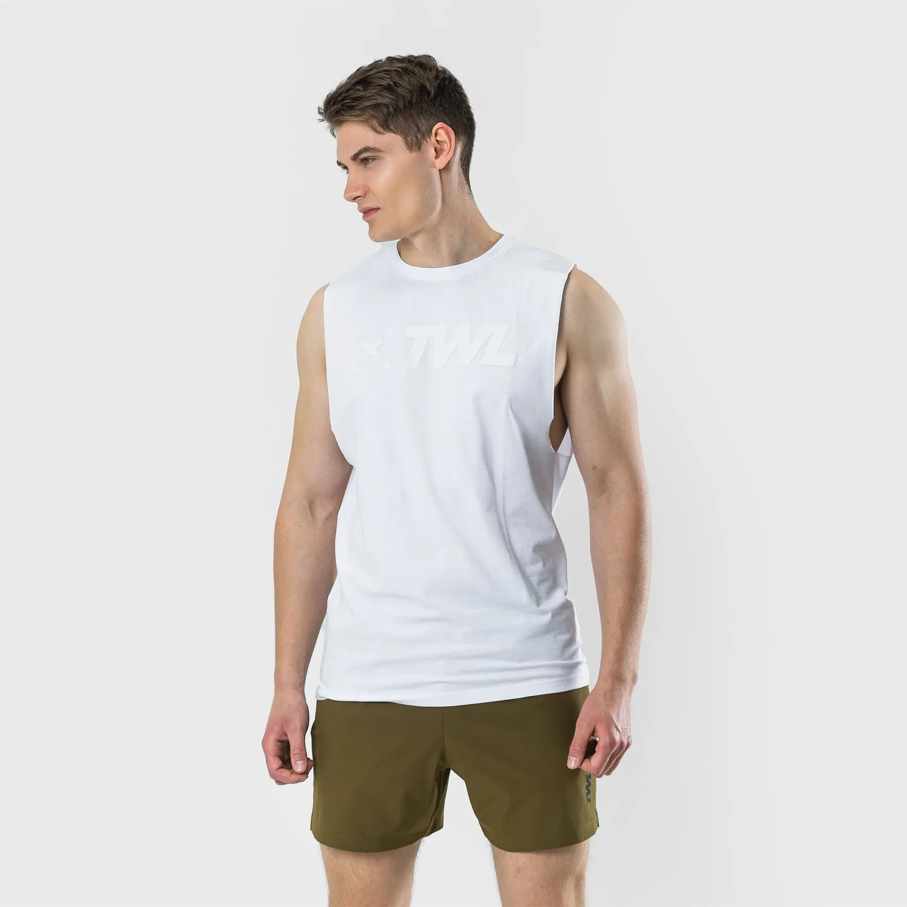 TWL - MEN'S EVERYDAY MUSCLE TANK - TRIPLE WHITE