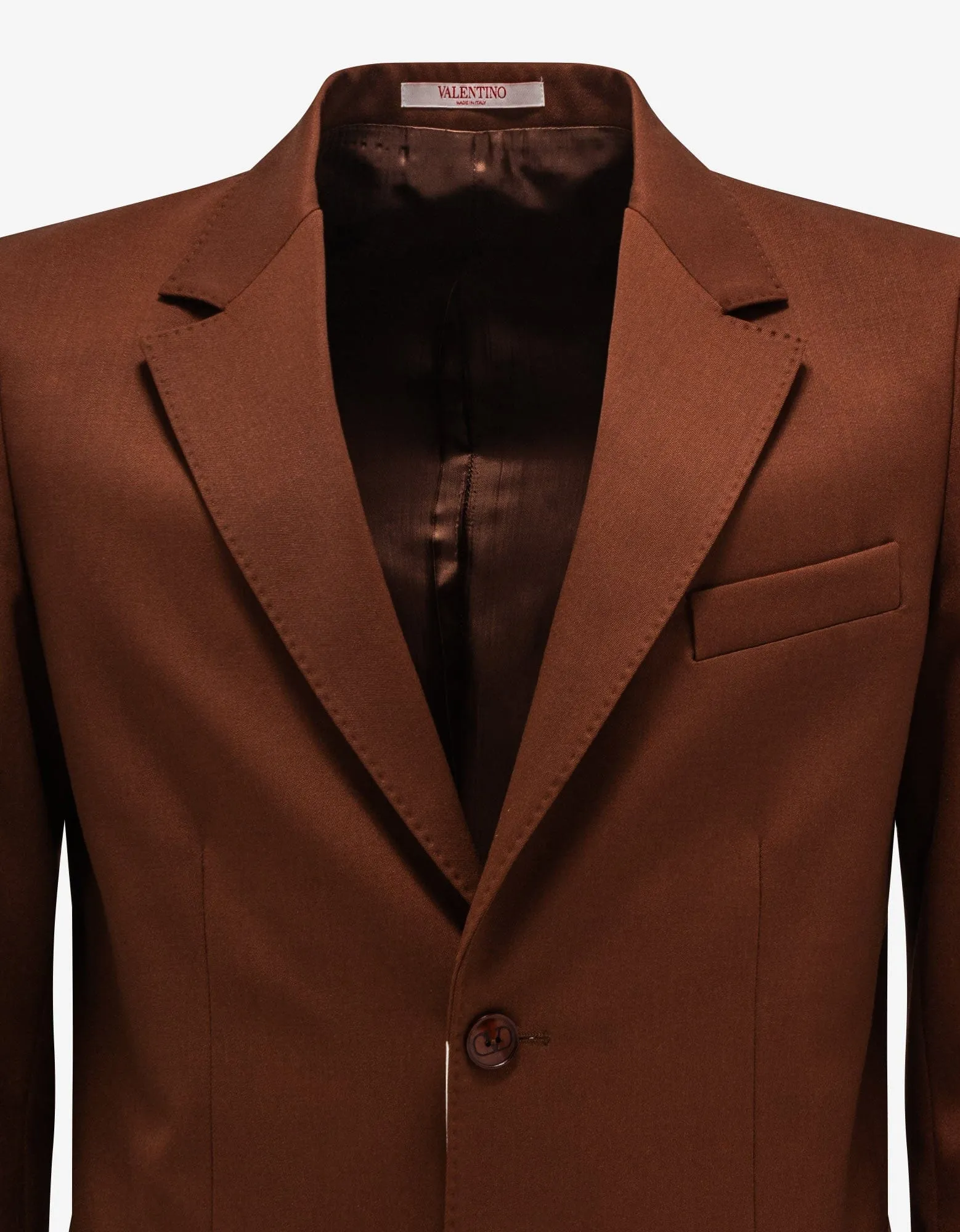Valentino Garavani Brown Wool Blazer