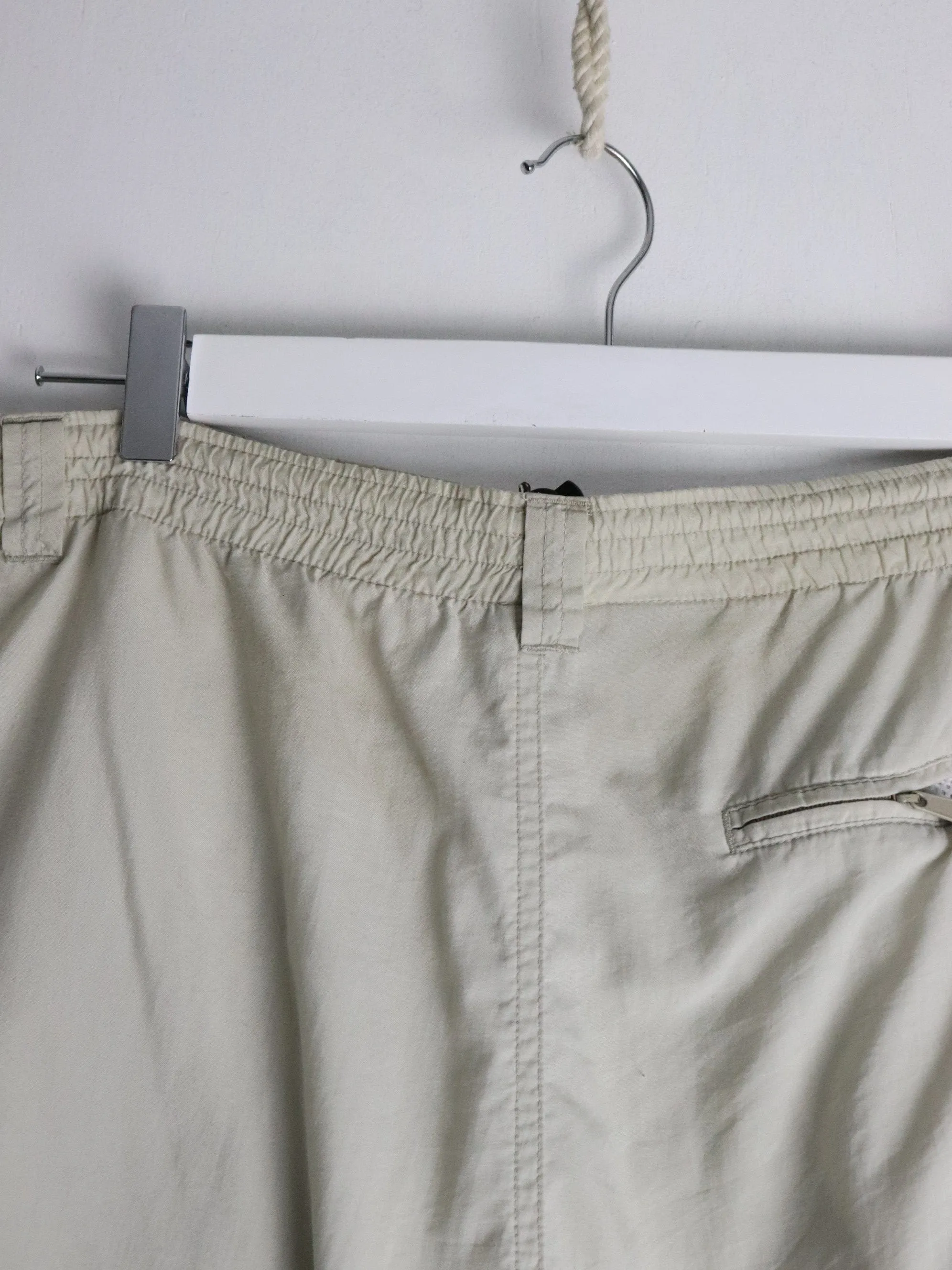 Vintage Columbia Pants Mens Medium Beige Convertible Hiking