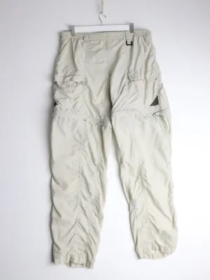 Vintage Columbia Pants Mens Medium Beige Convertible Hiking