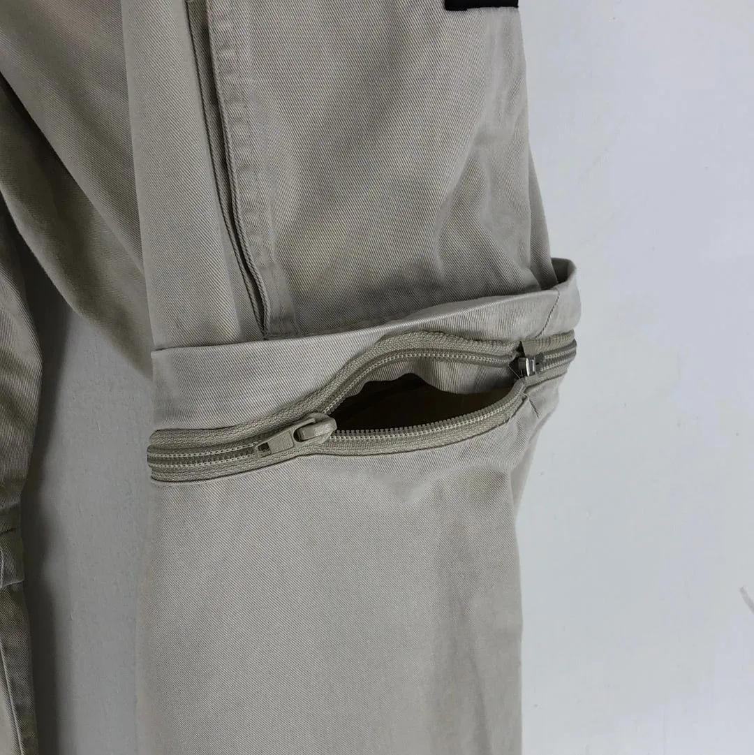 Vintage L.A. Blues Pants Mens 38 x 26 Brown Hiking Convertible