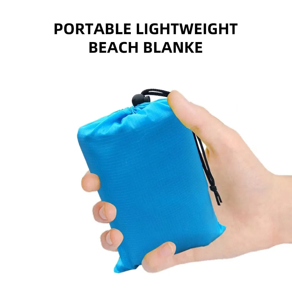 Waterproof Pocket Beach Blanket and Beach Mat