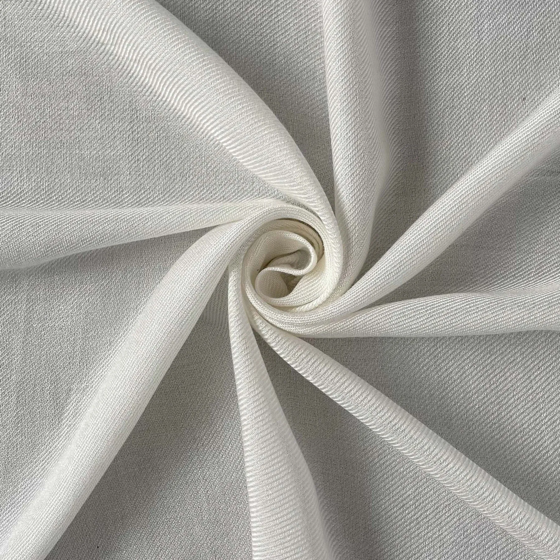 White Dyeable Pure Viscose Rayon Twill Plain Fabric (Width 36 Inches, 89 Gms)