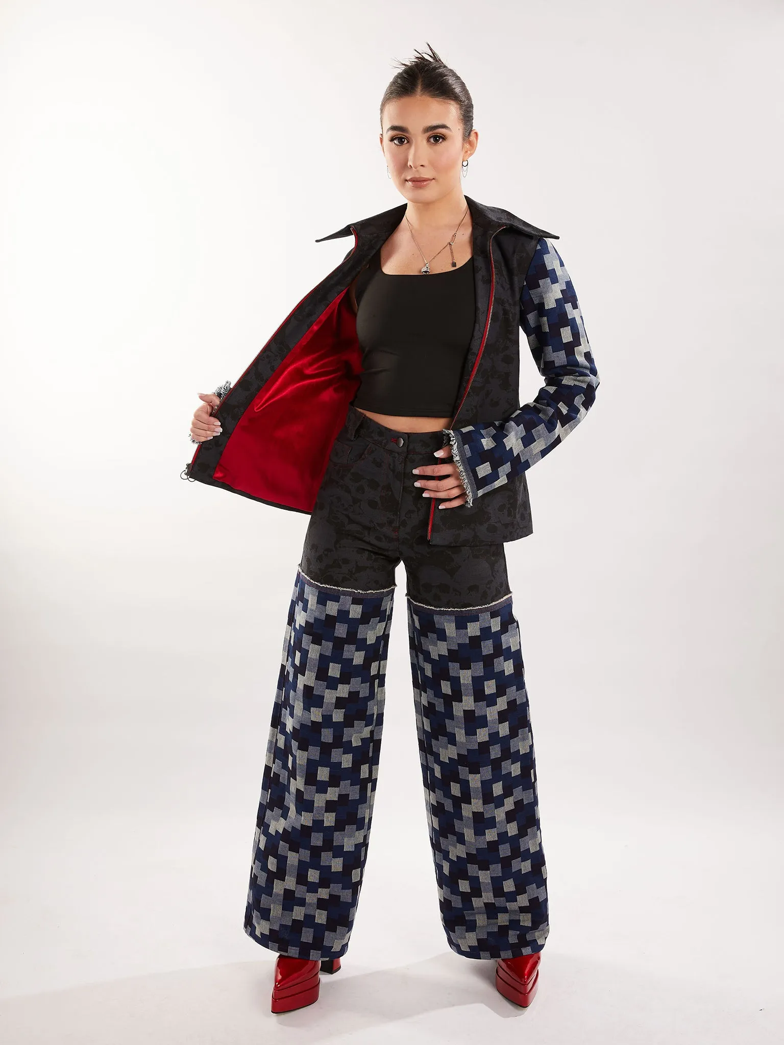 Wide Leg Pant in Denim