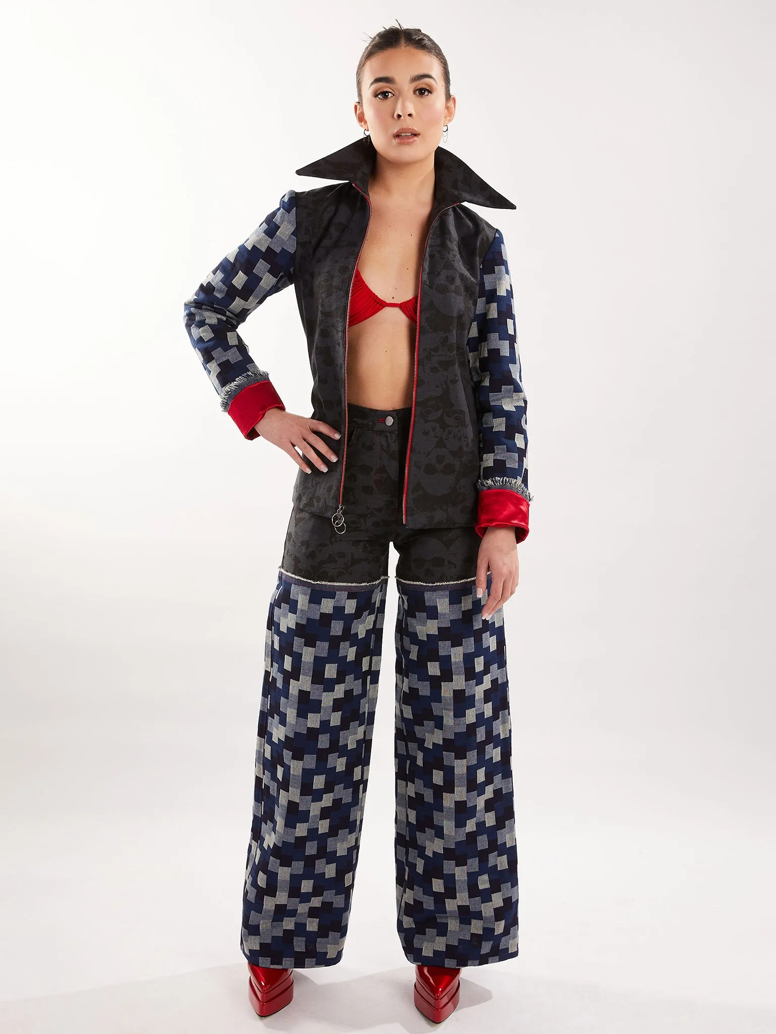 Wide Leg Pant in Denim