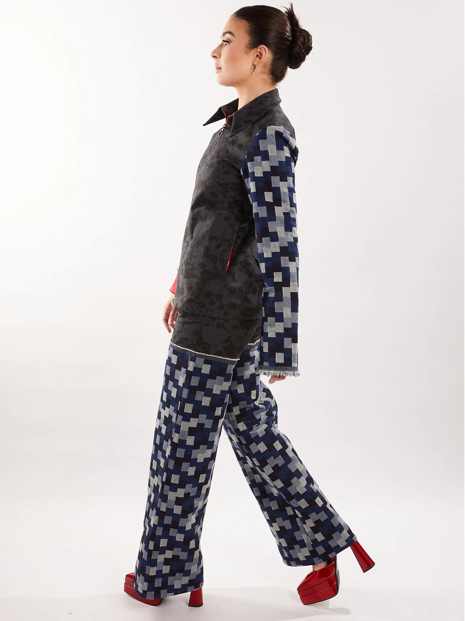 Wide Leg Pant in Denim