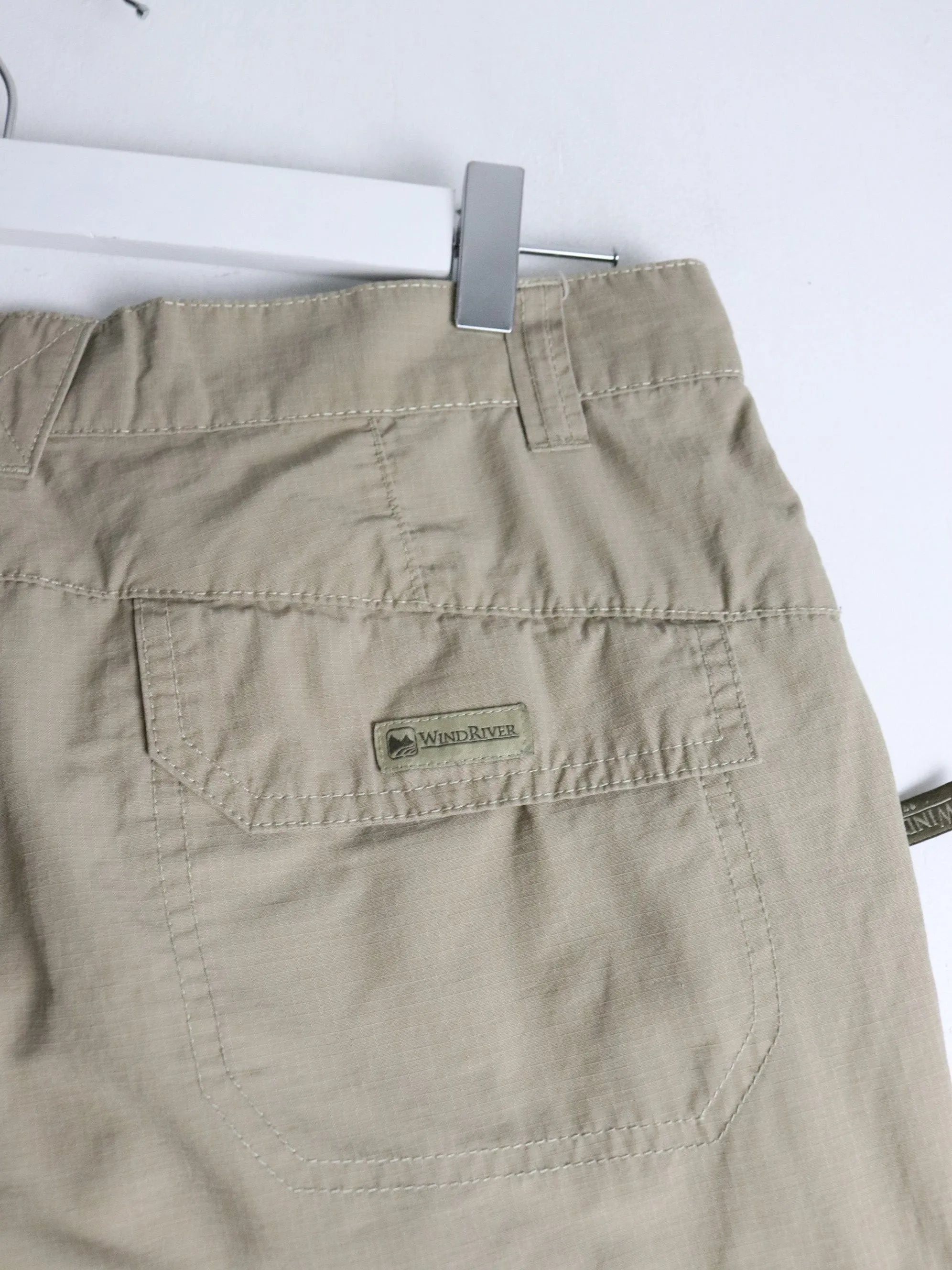 WindRiver Pants Mens 32 x 30 Beige Convertible