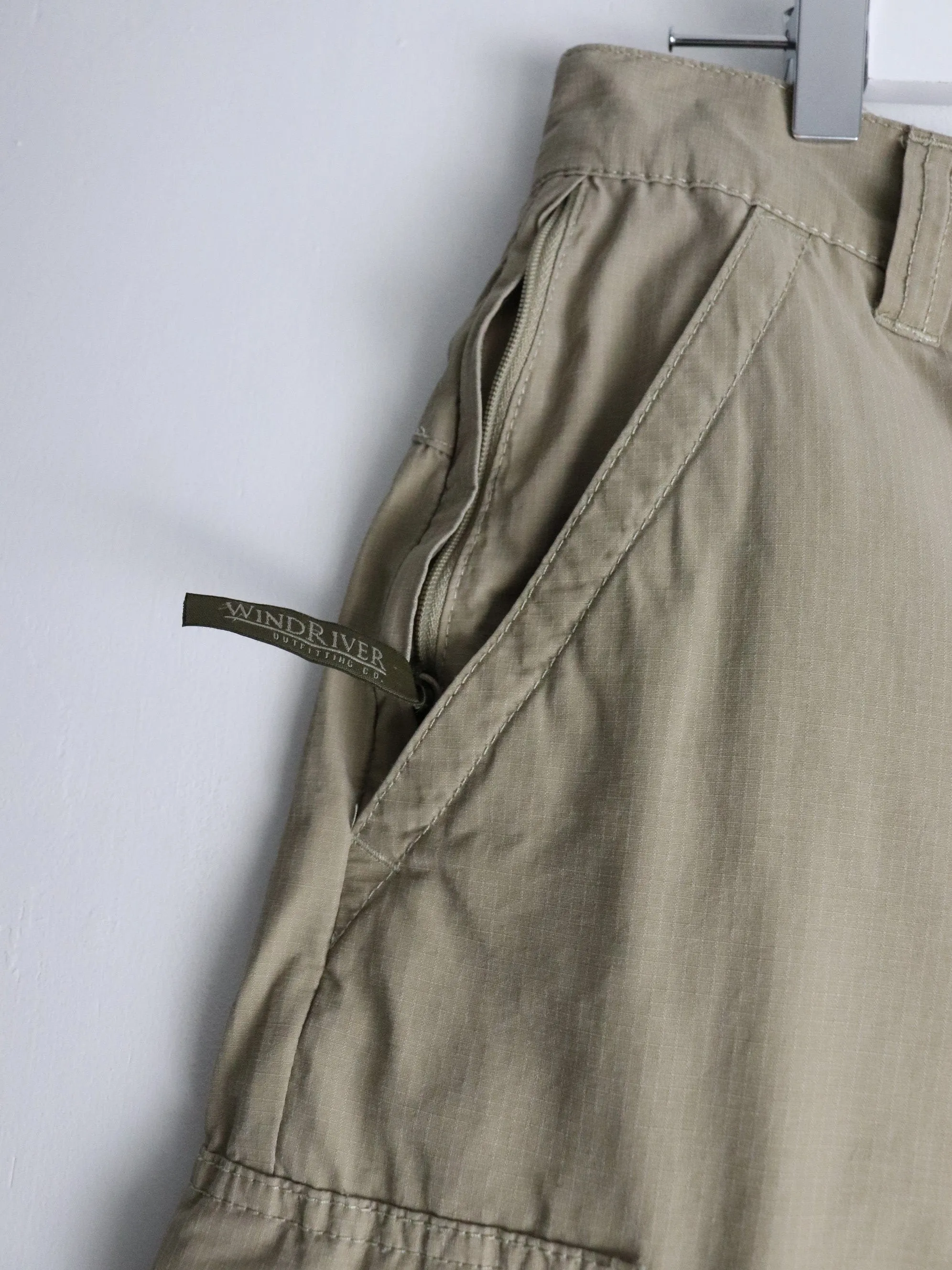 WindRiver Pants Mens 32 x 30 Beige Convertible