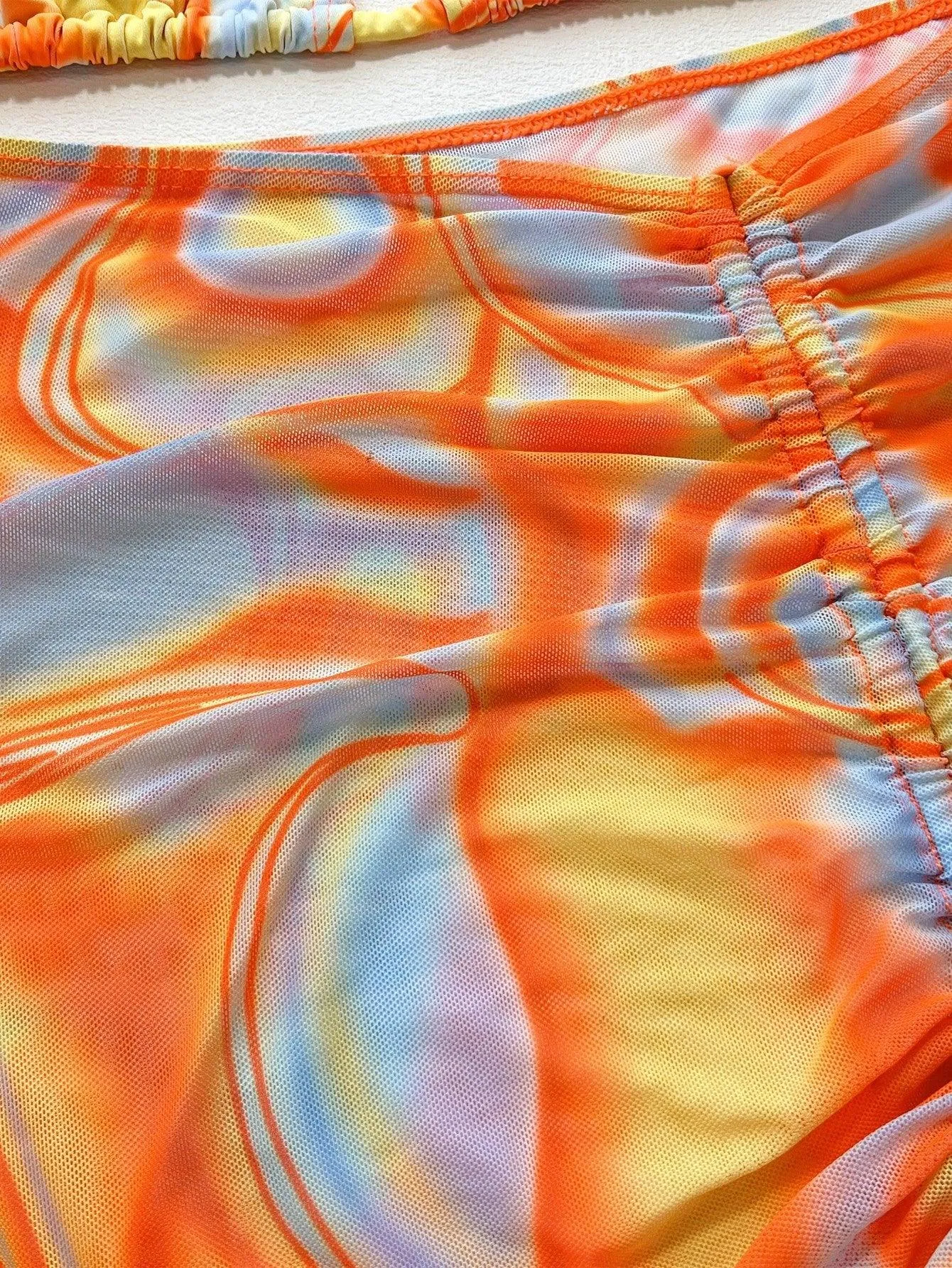 Women's Tie Dye Bikini Set - Sexy Two-Piece Swimwear for Beach & Pool