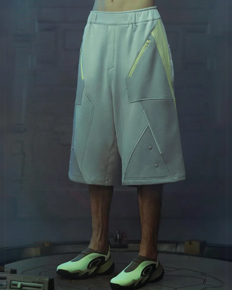 XIPHEVIL Cyberpunk Outfits Star Alliance Sports Shorts