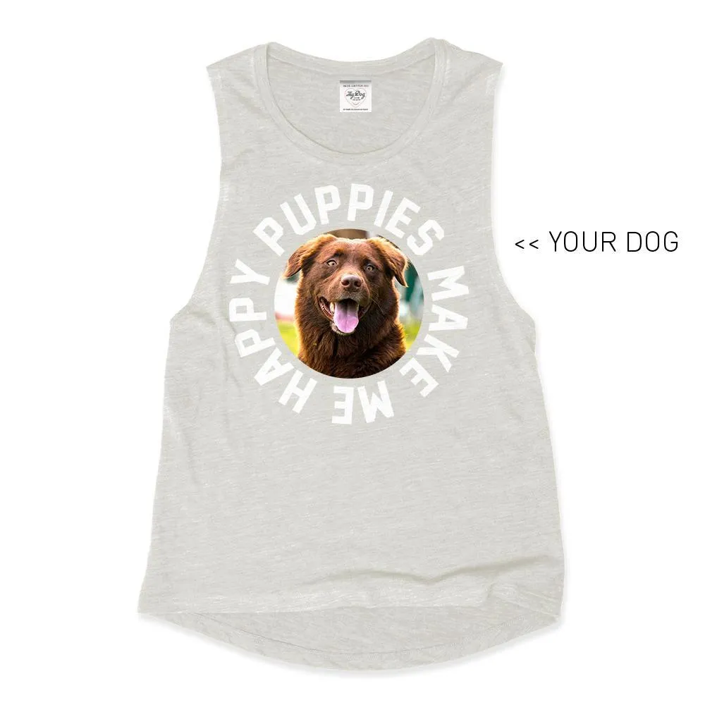 Your Dog Here - Smiley - Muscle Tank